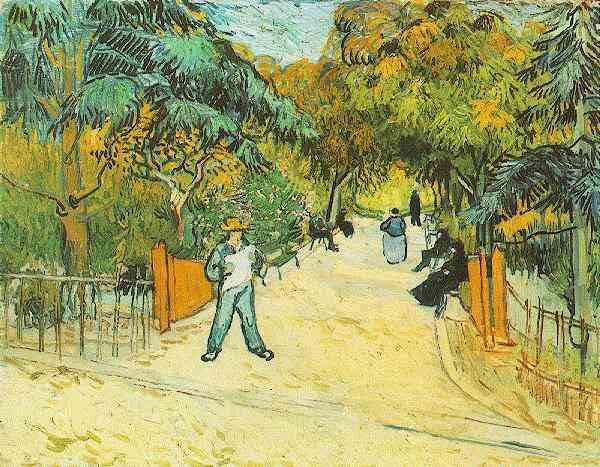 Vincent Van Gogh Entrance to the Public Park in Arles